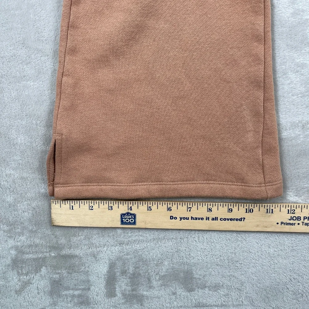 PINK Victoria's Secret Women's Sweatpants Flare Leg Drawstring Athleisure M Tan